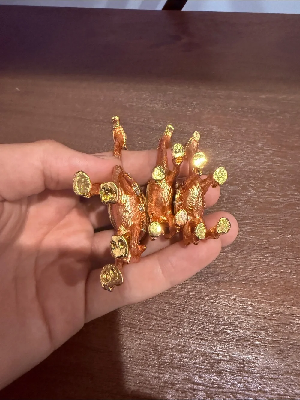 Decorative Camel Set - Orange and Gold
